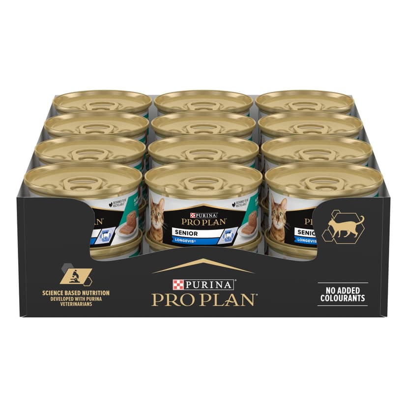 Nestle ProPlan Adult 7 + Tuna Foam / Meal Box for Senior Cats 85 g - Pack of 24 - 1