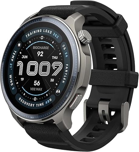 Amazfit Balance 2 Montre Connectée Homme 47mm, GPS, NFC, Écran AMOLED 1,5" en Verre Saphir, Autonomie 21J, 170 Modes Sport, Hyrox, Golf, Suivi Cardio & Sommeil, Smartwatch pour Android et iPhone