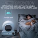Self Cleaning Cat Litter Tray, Automatic Cat Litter Tray with App Control, Large Capacity, Self Cleaning Litter Box For Multiple Cats, Odourless, Safety Protection - 8