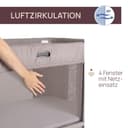 Chicco Next2Me Forever, Lit Bébé 3en1, Jusqu’à 4 Ans (22 Kg), Compatible avec Différents Lits, Berceau Bébé 3en1, Hauteur Réglable, Bonne Circulation de l'Air, 4 Roues, Matelas Inclus - 9