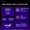 ASUS ROG Strix B850-E Gaming WiFi AMD motherboard, 16+2+2 power stages, DDR5 slots, five M.2 slots, PCIe 5.0, WiFi 7, USB4 Type-C port, USB 20Gbps w/ PD 3.0 up to 30W and Aura Sync RGB - 5