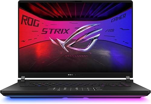 ASUS ROG Strix SCAR 16 (2025) with ROG Nebula Display 16" @ 240Hz, NVIDIA GeForce RTX 5090 24GB, Intel Core Ultra 9 275HX, 32GB RAM, 2TB SSD, Win 11 Home, G635LX#B0DWSW774K, ITA Layout, Black