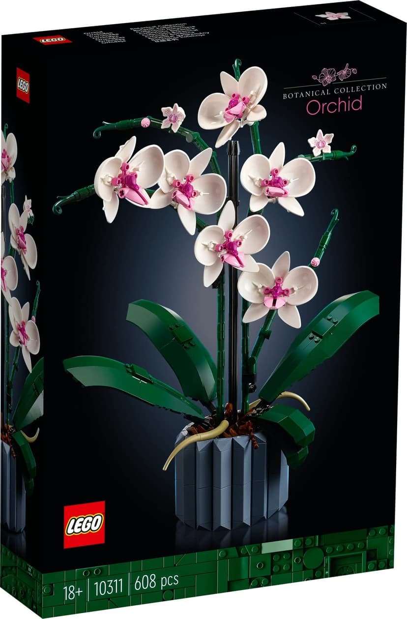 Lego Set of 3: 10311 Orchid, 10313 Wildflower Bouquet & 10314 Dried Flower Arrangement - 2