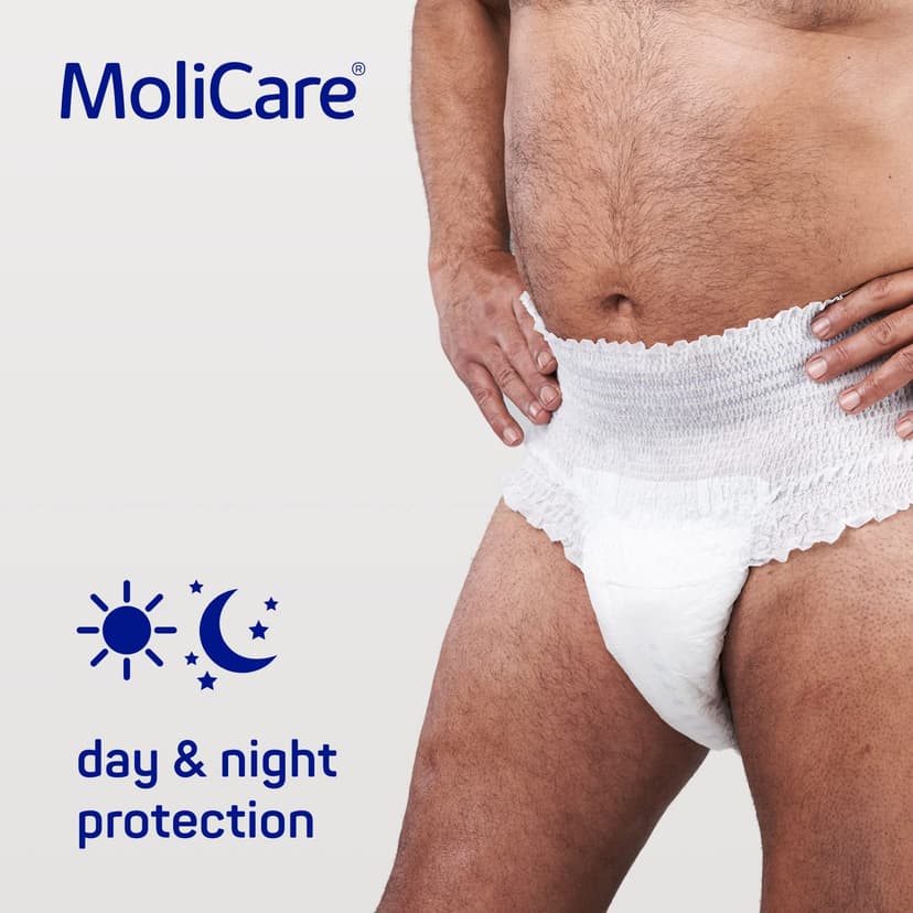 MoliCare Premium Mobile 10 Drops | Disposable Incontinence Pants: for Women and Men with Incontinence | Size XL | 51-67 inches | 4 Packs of 14 Pairs (56 Pieces) - 4