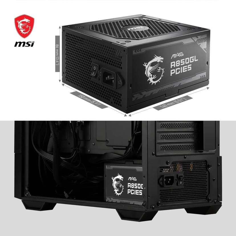 MSI MAG A850GL PCIE5 EU cord - 6