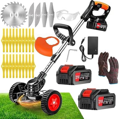 Debroussailleuse Electrique sans Fil,21V Coupe Bordure sa…