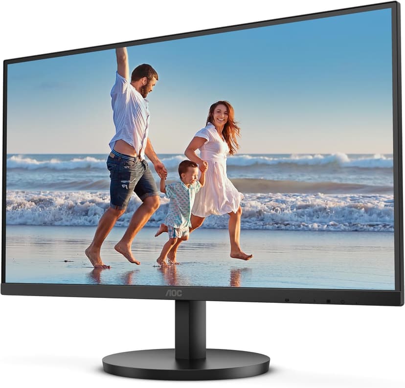 AOC Q27B3MA - 27 inch QHD Monitor, VA, 75Hz, 4ms, Flicker free, Speakers, Low Blue light, Vesa 100 x 100, Tilt (2560 x 1440 @ 75Hz, 250 cd/m², HDMI 1.4 / DP 1.2), Black - 1