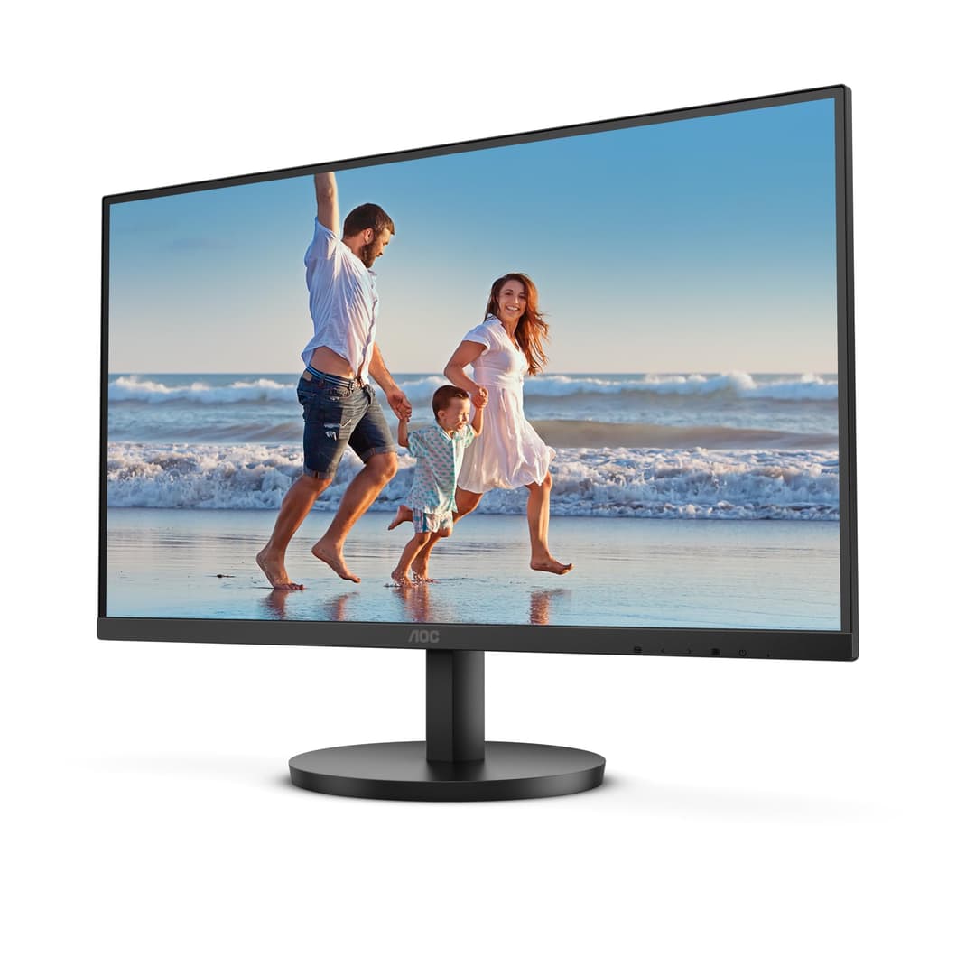 AOC Q27B3MA - 27 inch QHD Monitor, VA, 75Hz, 4ms, Flicker free, Speakers, Low Blue light, Vesa 100 x 100, Tilt (2560 x 1440 @ 75Hz, 250 cd/m², HDMI 1.4 / DP 1.2), Black