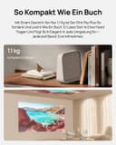 XGIMI Elfin Flip 1080P Video Projector, Licensed Netflix, Built-in Adjustable Stand, 400 ISO Lumens, Screen Adaption, 2 x Built-in 3W Speaker, Wi-Fi, Bluetooth, Screen Mirroring - 7