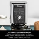 Ninja CREAMi Deluxe Ice Cream Maker & Frozen Dessert Maker with 3 Tubs, 10 Functions, Makes Ice Cream, Gelato, Sorbet, Frozen Yoghurt, Milkshakes, Slushi & More, 2-in-1 Flavour Option, Silver, NC501UK - 4