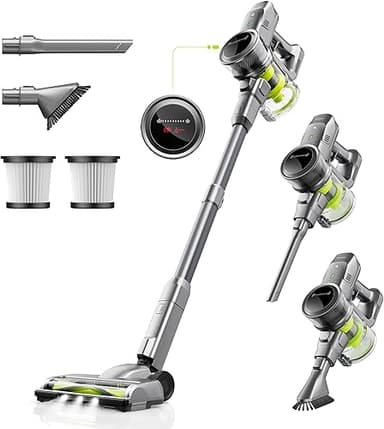 kalado Cordless Vacuum Cleaner KCV01, 26KPA 250W Hoover C…