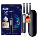 Oral-B iO Series 3 Electric Toothbrush, Includes 3 Brush Heads Travel Case, 3 Cleaning Modes for Dental Care, Electric Toothbrush, Designed by Brown, Black - 1