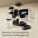 Siemens, machine à café automatique EQ900 TQ903D03, contrôle par l'application, écran tactile, mode barista, AromaBoost, réduction du bruit, broyeur premium, nettoyage à la vapeur, 1 500 W, inox - 8