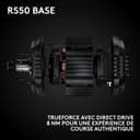 Logitech G RS50 System, configuration de volant de simulation de course en 3 pièces - base de volant RS50 avec Direct Drive 8 Nm, RS Wheel Hub avec 13 boutons et RS Round Wheel 28 cm - Xbox/PC - Noir - 4