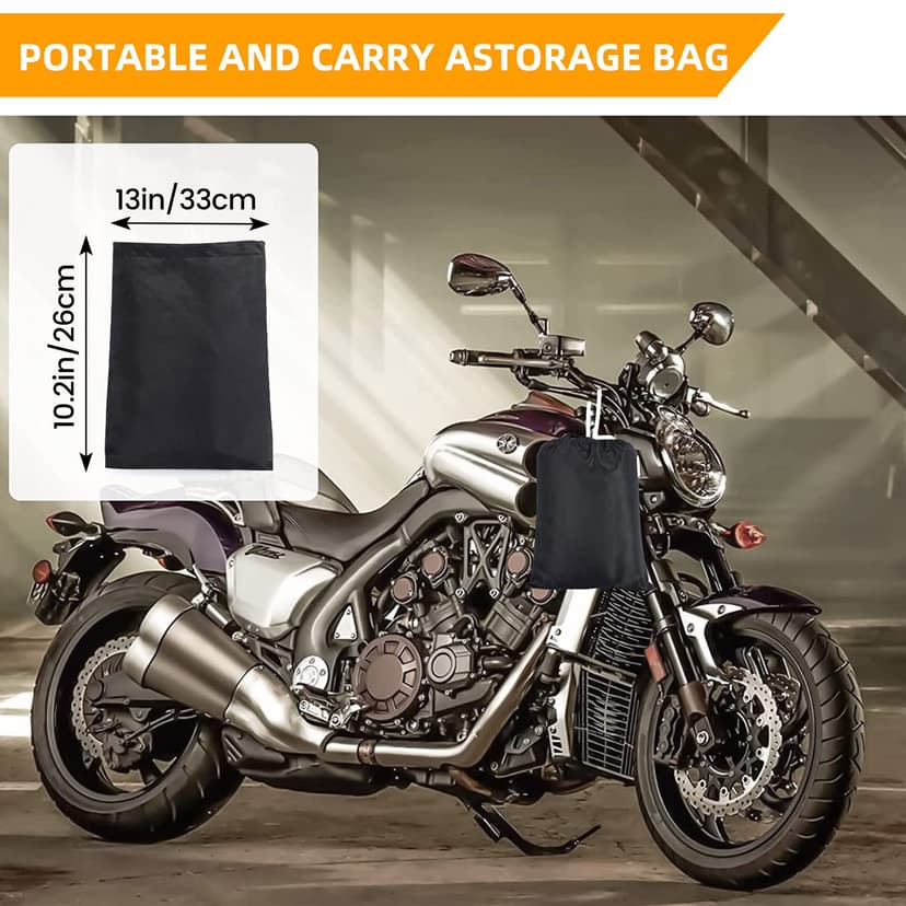 Motorcycle Tarpaulin XXL 245x105x125cm - 6