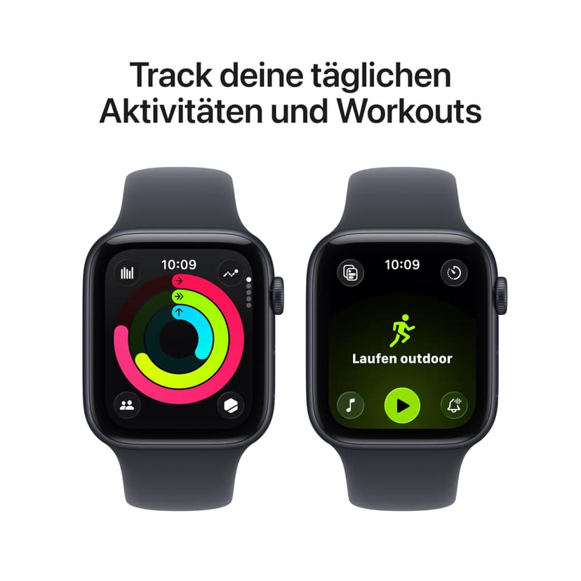 Apple Watch SE 3 [GPS 44mm] Smart Watch with Midnight Case and Midnight Sport Band Activity/Sleep/Heart Rate Monitor/Display Always On - 5