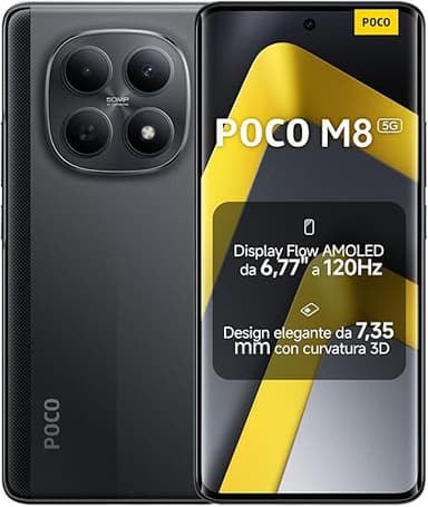 Xiaomi POCO M8, Smartphone 8+512 Go, Écran AMOLED FIow 12…