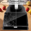 HidWee Compatible with Vorwerk Thermomix TM7 for Tempered Glass Screen Protector, 1 Piece 9H Hardness Protective Glass, Anti-Bubble Screen Protector, Anti-Scratch Tempered Glass Protection, HD Clear - 2