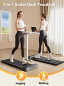 WalkingPad Z1 Under Desk Treadmill, Walking Pad Foldable for Home Office 6Km/h, Compact Treadmill for Small Spaces with Remote Control & App - 6