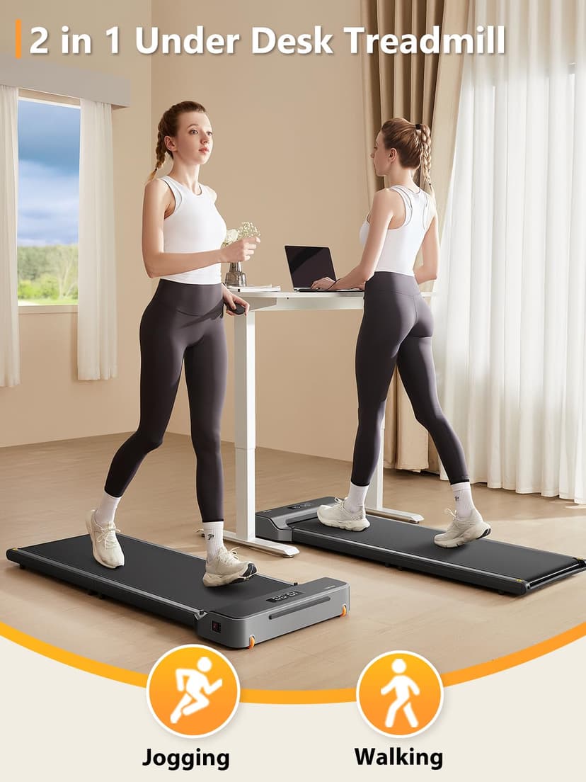 WalkingPad Z1 Under Desk Treadmill, Walking Pad Foldable for Home Office 6Km/h, Compact Treadmill for Small Spaces with Remote Control & App - 6