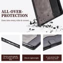 Coque Compatible pour Danew Dslide 115 10.1-Pouces Tablette Coque Etui Case Rotation à 360 degrés Angles de Vue Multiples Socle en Cuir PU Folio Cover Noir - 6