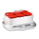 Tefal YY5425FB Multi Delices Express, Yogurt Maker, 6 Jars, Red, Yogurt at Home, 5 Automatic Programs, Milk Desserts, Curd and Soft Desserts, 140 ml Jars, 100% BPA Free, YY5425FB - 2