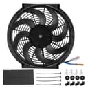 14 Pouces Ventilateur Mince Push Pull Radiateur électrique Ventilateurs Universels Voiture Pièces Modifiées 12V 90W Kit de Montage - 6