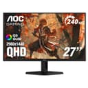 AOC Q27GAZD Moniteur de Jeu OLED QD 27" QHD 2560 x 1440 240 Hz 0,03 ms, 1 HDMI 2.0 x1, 1 Port d'affichage, Compatible G-Sync, Compatible avec Les Jeux sur Console, Point zéro luminosité - 1