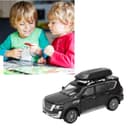 RiToEasysports Modèle de Voiture SUV 1/32 en Métal Alliage Moulé Sous Pression Jouet Voiture avec Son et Lumière pour Garçons et Filles (Noir) - 5