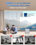 ECOVACS W2 PRO OMNI Robot Lavavetri con Stazione Multifunzione, Ricarica Durante il Funzionamento, Triplo Ugello Spruzzatore d'acqua, Protezione a 12 Livelli, Pianificazione del Percorso WIN-SLAM 4.0 - 2