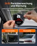 70mai A800SE Dash Cam Car Front Rear 4K UHD+1080P with GPS WiFi, Dual Car Camera with 128GB SD Card, F1.55 Aperture HDR, Night Vision, ADAS, 3 "IPS, 24/7 Parking Monitoring, Supports 512 GB Max - 9