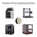 eSUN Kit de Recharge de Filament PLA et de Bobine, PLA 1.75mm et eSpool+ Amovible, Bobine de 1KG (2.2 LBS) Filament Rapide pour imprimantes 3D,Rouge Foncé - 6