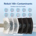 iSpring US31 Classic Système de Filtration d'Eau sous Évier en 3 Étapes pour Boire, sans Réservoir, Haute Capacité, Sédiments + Carbone + Carbone (version la plus récente) - 4