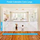 Extendable Baby Safety Gate, Safety Barrier for Children and Dogs, 0-500 cm Retractable Fences for Stairs and Hallways, Indoor and Outdoor - 3