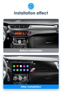 Autoradio Android 13 pour Citroën C3 DS3 2010-2016, 8 cœurs 4G + 32 Go Navi Support autoradio sans Fil Carplay/Android Auto Bluetooth Dab WiFi 4G Lien Miroir caméra arrière/Avant (Noir) - 3