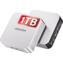 GEEKOM A8 Mini PC (Windows 11 Pro), with AMD Ryzen 7 8745HS (Beat R7-255,Up to 5.1GHz),16GB DDR5 RAM (Up to 128GB) & 1TB SSD,4K@120Hz Quad Display/Dual HDMI/WiFi 6E/USB4/6×USB for Gaming/Video Editing - 1