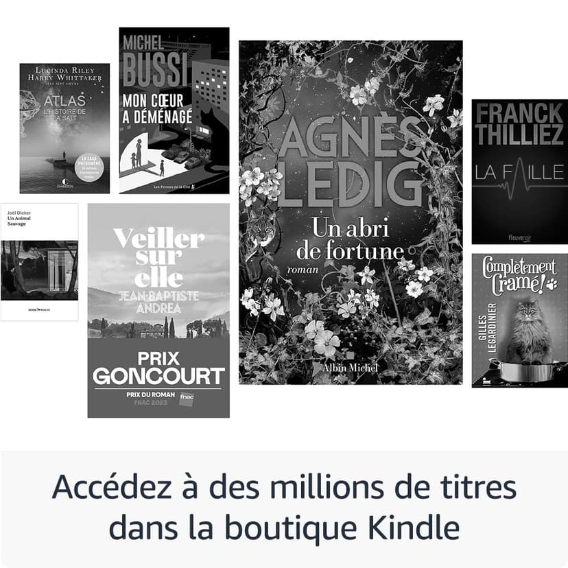 Amazon Kindle Paperwhite (Nouvelle génération) - Notre modèle le plus rapide avec un nouvel écran antireflets et une autonomie de plusieurs semaines - 16 Go - Sans publicités - Noir - 6
