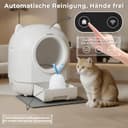 Devoko 90L Self cleaning cat litter tray,APP Control,6 safety sensors,Easy Clean litter robot,Extra Large litter boxes for Multiple Cats,Anti-pinch Smart Robot,Automatic cat litter tray for Multi-Cats - 7