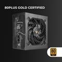 Mars Gaming MPB850PSI, Full Modular ATX Power Supply 850W, 10-Year Warranty, 80Plus Gold 90%, 14cm SI Fan, AI2-RPM Technology, DC-DC and SMD, ATX 3.1 and PCIe 5.1, 12V 2x6 Connector, Black - 3
