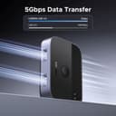 UGREEN USB Switch, USB 3.0 Switcher 2 In 2 Out 2 Computers Share 2 USB for Keyboard, Mouse, Printer, Hard Drives with 2 USB 3.0 A to A Cables Compatible with Windows, Mac, Linux - 3