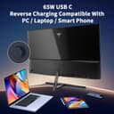 KTC 5K Monitor 27 Inch | Dual Mode 5K (5120x2880) @60Hz / 2K@120Hz Seamless Switching | | 99% DCI-P3, 100% sRGB, ΔE＜2 | 1 x Full Function USB C, 2 x USB A 3.0 | HDR400 | Compatible with Mac Mini - 6