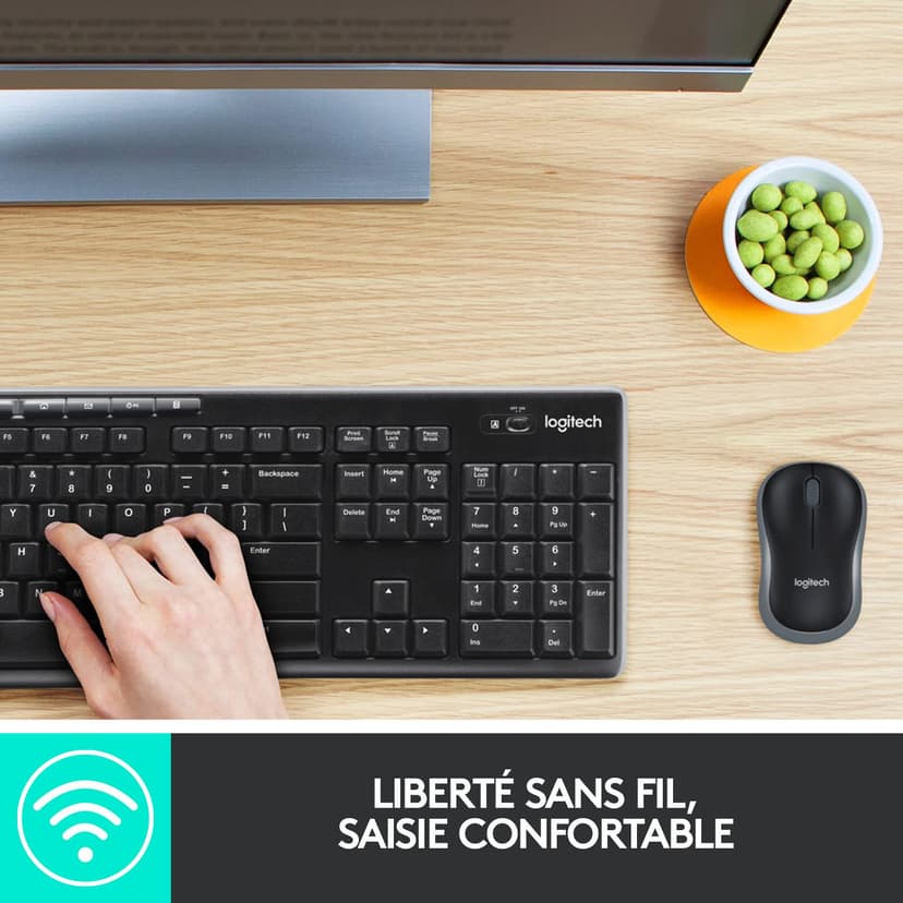 Logitech MK270 Combo Clavier Souris sans Fil, QWERTY UK - 3