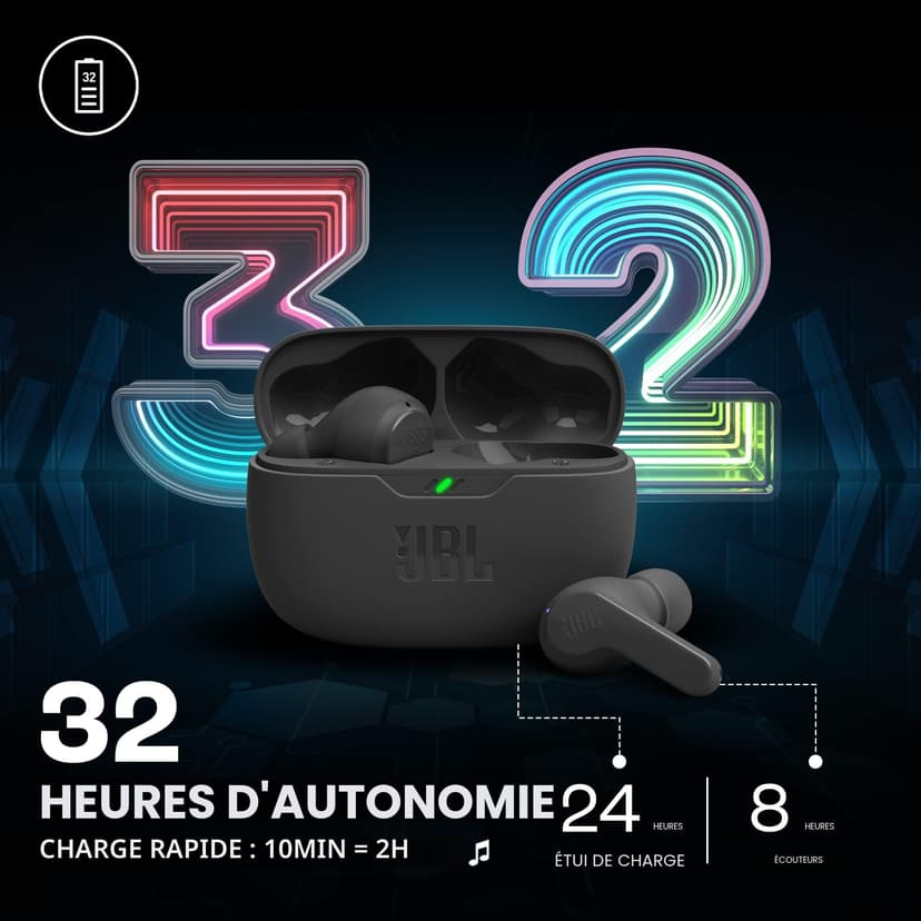 JBL Wave Beam, In-Ear Wireless Earbuds (2022 Model) - 5