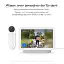 Google Nest Doorbell Battery Operated Doorbell with Video Function, Black/White, 1 Piece (Pack of 1), 960p - 3