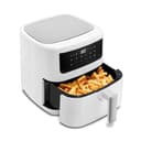 MEDION Air Fryer P10 XL Duo (Double résistance, distribue la chaleur uniformément, capacité 6,8 L XXL, 2150 W, 9 programmes automatiques, ecran tactile digital, MD11750) blanc - 1