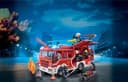 PlayMOBIL 9464 City Action Fire Engine with Working Water Cannon, fire fighter and helicopter Toy, Fun Imaginative Role-Play, Playset Suitable for Children Ages 4+, Vanaf 5 Jaar - 6
