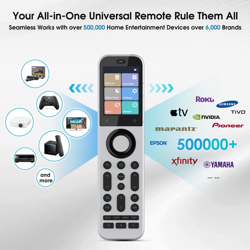 SofaBaton X2 Télécommande Universelle avec hub et Station de Recharge, écran Tactile, Commande Personnalisable à Un Seul Bouton, contrôlez jusqu'à 60 appareils IR/Bluetooth/Wi-FI - 3
