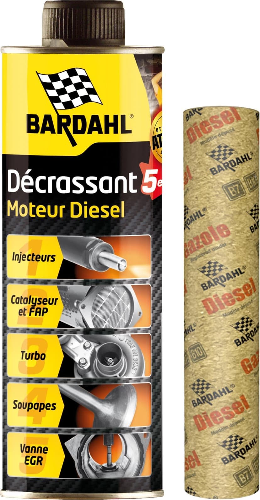 Bardahl 5in1 Cleaner Diesel Engine 500ml - 1