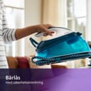 Philips PerfectCare Compact Plus steam generator - 2400W, 400 g, 6.5 bar pressure, OptimalTEMP Technology, 1.5 L tank, Blue/White (GC7844/20) - 6