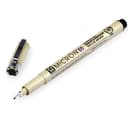 SAKURA Pigma Micron - Fineliner Pigment Pens - 01/03/05/08/Graphic/Brush - Pack of 6 - Black Ink - 2
